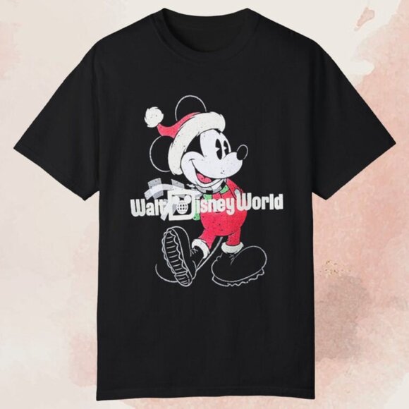 Darian M Other - Disney Mickey Mouse Christmas T Shirt Holiday Graphic Fan Gift Retro Cartoon 26